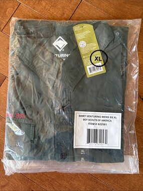 Boy Scouts Venturing Olive Green Lightweight Shirt Jacket - XL